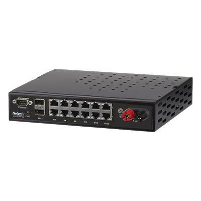 Switch WISP PoE Administrable de 14 puertos (12 PoE Gigabit + 2 SFP) entrada de 9-72 Vcc