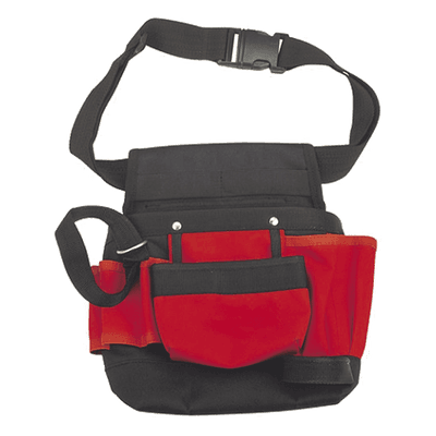 Bolsa de Herramienta para Cintura / 5 Compartimientos / 21x11.5x3.4 cm / Poliéster / 190 g / Adaptador para Martillo