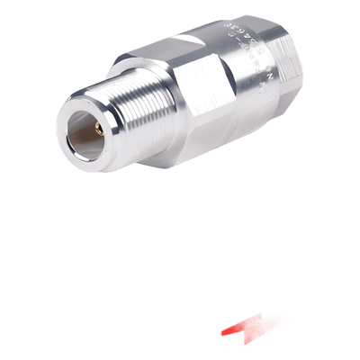 Conector RF Coaxial / Tipo N Hembra / Cable 1/2 Pulgada / Impedancia 50 Ω / Frecuencia 12 GHz / Rango -55°C a +85°C