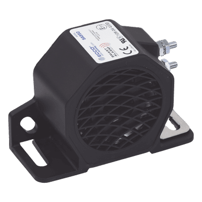Alarma de reversa inteligente / 12-24 Vcc / 82-102 dBA / IP65 / UL / CE