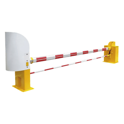 Barrera de Máxima Seguridad / Resistente a Impactos de 6.8 Toneladas a 50 mph (80 km/h) / Certificación M50 P2 / Operación Hidráulica / 1.3 mts (4.3 ft) Penetración Máxima