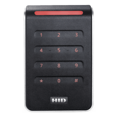 Lector de Acceso Multitecnología con Teclado / SEOS / iCLASS / MIFARE DESFire / HID Mobile Access / Wiegand y OSDP / LED Tricolor