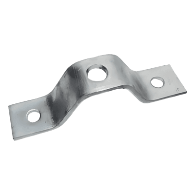 Soporte Clip U para Barra Roscada / 3/8" (9.5 mm) / Carga 500 kg / Acero Galvanizado / Ajuste de Altura