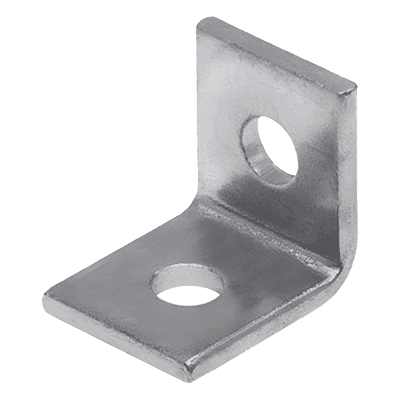 Ángulo de Sujeción / 5 x 5 cm (2" x 2") / 2 Perforaciones / Acero Pre-Galvanizado