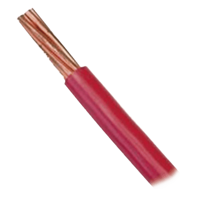 Cable Eléctrico THW-LS / Calibre 4 AWG / 19 Hilos de Cobre / Aislamiento 1.52 mm / 100 m (328.1 ft) / Color Rojo / 90 °C Seco / Aprobado CT