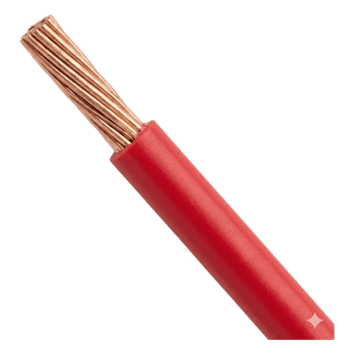 Cable THW-LS / Calibre 14 AWG / 19 Hilos / 90°C Seco / 75°C Húmedo / Bobina 100 m (328 ft) / Rojo