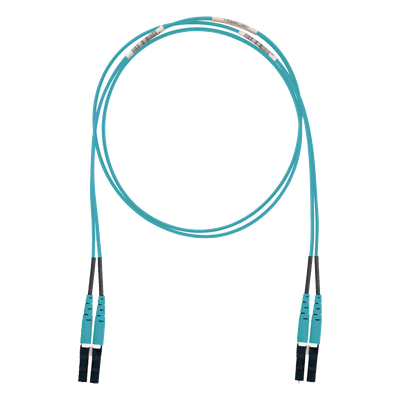 Jumper de Fibra Óptica / Multimodo OM3 50/125 / LC-LC Dúplex / LSZH / 3 m (9.84 ft) / 1.6 mm