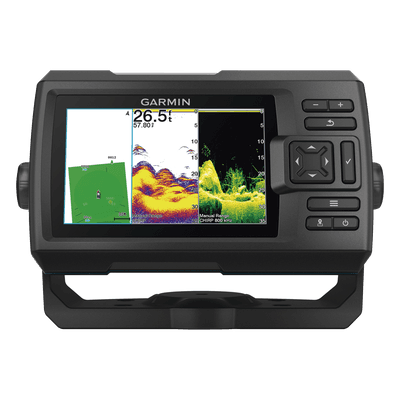Ecosonda GPS / Pantalla WVGA 5.0" / Resolución 800x480 / GPS WAAS / CHIRP Dual 50/77/200 kHz / ClearVü / 500 W RMS / IPX7