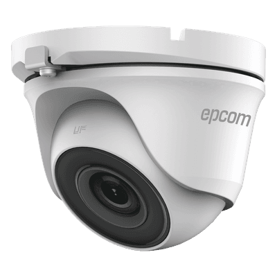 Cámara Turret TURBOHD / 5 Megapixel / Lente 2.8 mm / 85° de Visión / IR EXIR 20 m (65.6 ft) / IP66 / Metal