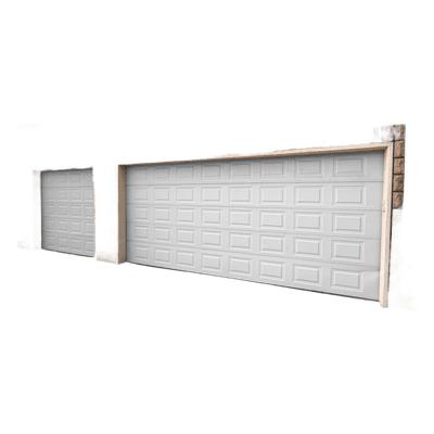 Puerta de Garage / 20 x 8 pies (6.1 x 2.4 m) / Aislada / Estilo Americano / Cuadro Corto