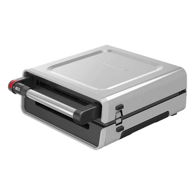 Parrilla Eléctrica / Reducción de Humo 85% / 4 Porciones / 1500 W / Platos Extraíbles / Antiadherente Advanced Tough
