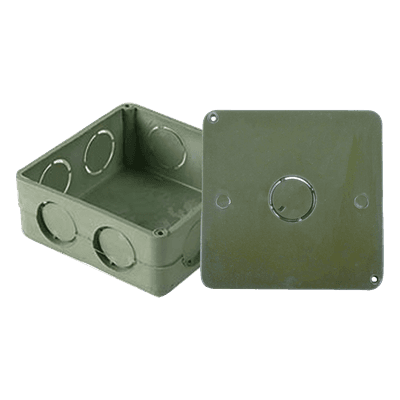 Caja Cuadrada con Tapa / PVC Conduit 1 pulgada / Norma NMX-E-012 / Autoextinguible / Aislante Eléctrico