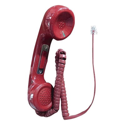 Auricular Telefónico para Bomberos / Push-to-Talk Integrado / Conexión Supervisada / Montaje en Chasis CA-2 / Compatible DVC-EM