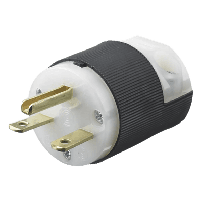 Clavija Industrial / 15A / 250V / NEMA 6-15P / 2 Polos 3 Hilos / Policarbonato
