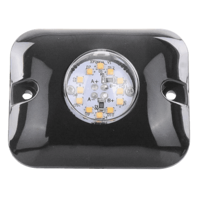 Luz Oculta LED / 12 LED Gen III / 12 Patrones / 10-24 VCC / 3.2x1.8 cm (1.26x0.71 in) / Montaje Permanente