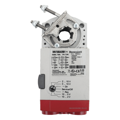 Actuador de Acople Directo / 44 lb-in (5 Nm) / Sin Retorno por Resorte / 24 Vac/Vdc / 95° en 95 s