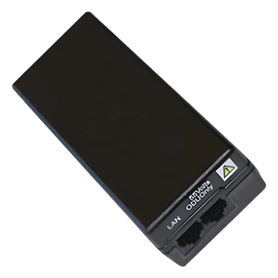Inyector PoE / 56V CC 60W / 5 Gbps / Nivel VI / Auto-Recuperación / Entrada Universal 100-240 VCA