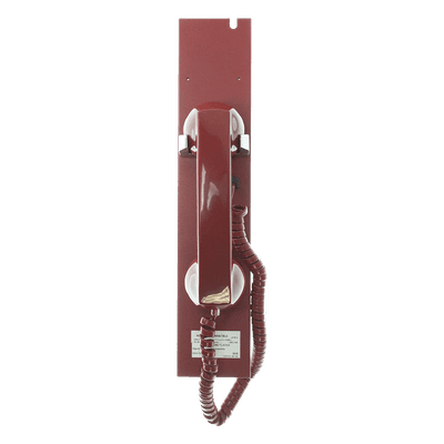 Auricular Telefónico de Emergencia para Bomberos / Cable en Espiral / Push-to-Talk / LED de Conexión / Compatible con Estaciones AFAWS