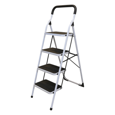 Escalera plegable tipo taburete / Acero / 1.37 m (4.5 ft) / Capacidad 160 kg