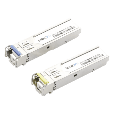 Transceptor SFP Industrial / Bidireccional 1310/1550 nm / 1.25 Gbps / Alcance 3 km (9842.5 ft) / Monomodo LC/UPC / DDM / Hot-Pluggable / -40 a 85°C