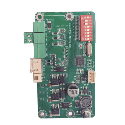 Tarjeta de Control de Acceso / 2 Entradas Pulso Seco / 2 Salidas Solenoide / 24V DC / Dipswitch Configurable / Compatible DS-K3H4420-120 y DS-K3H4410-120