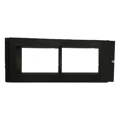 Placa de Revestimiento / Anunciador Gráfico 10 Pulgadas / Fila 2-4 / Gabinete CAB-4 / Color Negro