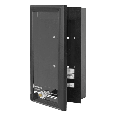 Caja de Montaje Remoto / Semi-Empotrada / Puerta Vidrio Ahumado con Cerradura / Bus EIA-485 4 Hilos / 1,828.8 m (6,000 ft)
