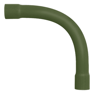 Curva Conduit PVC / 1/2" (13 mm) / Tipo Ligero / Celda 12454 / Autoextinguible / Bajo Concreto