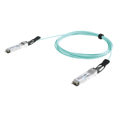 Cable AOC QSFP+ / 40 Gbps / Conexión Óptica Activa / Longitud 2 m (6.6 ft) / Plug-and-Play