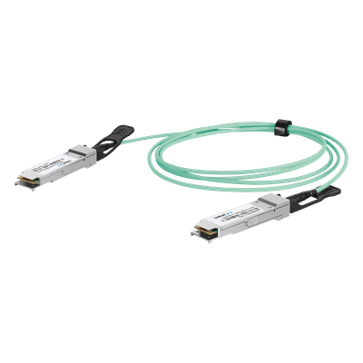 Cable AOC QSFP28 / 100 Gbps / 2 m (6.6 ft) / Fibra Óptica Activa / Plug-and-Play
