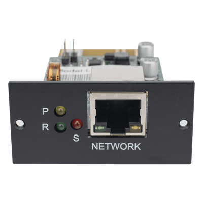 Tarjeta de Monitoreo Remoto SNMP / 10/100 Mbps / HTTPS-SSL / Sensor Temp-Humedad / Control Remoto UPS