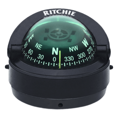 Brújula Marítima / Dial 70 mm / Iluminación Nocturna Verde / DirectiveForce Magnets / Montaje en Bracket / 100% Reparable