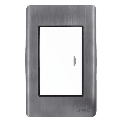 Apagador Escalera Sencillo / 10 A / 127 V CA / 60 Hz / Placa de Acero / 4.6 x 3.1 x 1.2 in