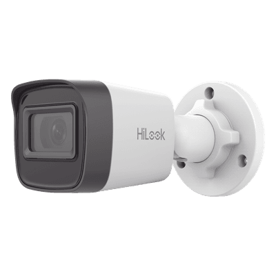 Bala IP / 4 Megapixel / Lente 2.8 mm / 104° FOV / 20 m IR / IP67 / PoE / dWDR / H.265+ / ONVIF