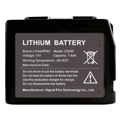 Batería de Litio / 11V 7.8Ah / Recargable / Para Fusionadora de Fibra Óptica