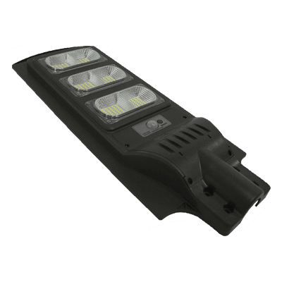 Luminaria Solar LED Urbana / 120 W / Flujo 2500-12500 lm / Sensor de Movimiento 8 m (26.2 ft) / Luz Fría 6500 K / Ángulo 120°