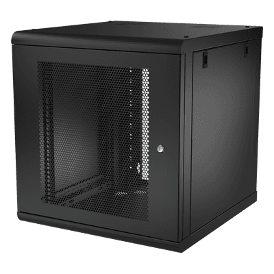 Gabinete de Pared / 12U / 635 mm (2.08 ft) Profundidad / 100 kg Capacidad / Acero Calibre 18 / ANSI/TIA RS-310-D