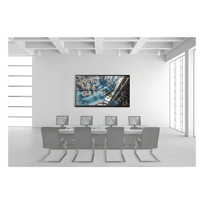 Kit Videowall 2x2 / 4 Pantallas 46" Full HD / Decoder 128 Canales / Base de Pared Metálica / Salida 4K / 16 Puertos HDMI