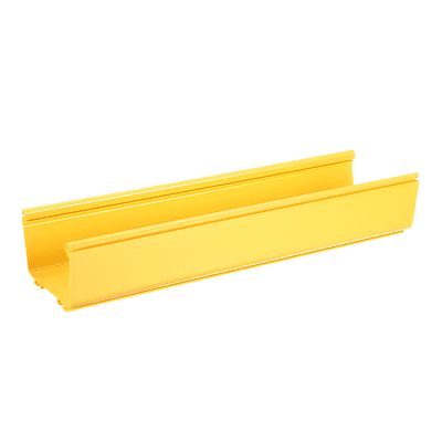 Canaleta para Cableado Estructurado / PVC Rígido / 6x4 Pulgadas / 3 m (9.8 ft) de Largo / Capacidad 3819 Cables / Color Amarillo