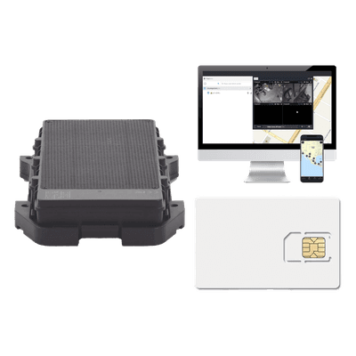Rastreador GPS 4G / Panel Solar Integrado / IP67 / Batería 10000 mAh / Alertas de Manipulación / Instalación Magnética