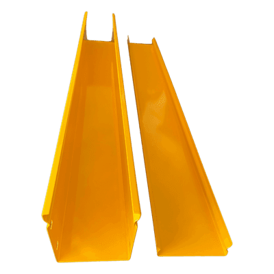 Tramo Recto de Aluminio para Fibra Óptica / 4" x 4" / 1.52 m (4.99 ft) / Pintura Epóxica / Con Tapa y Accesorios