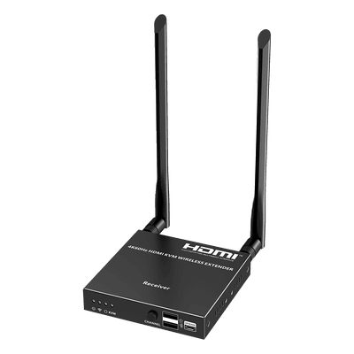 Extensor HDMI Inalámbrico / 4K@60Hz / Receptor Adicional / Banda 5G / Alcance 50 m (164 ft) / Control KVM / Transferencia IR