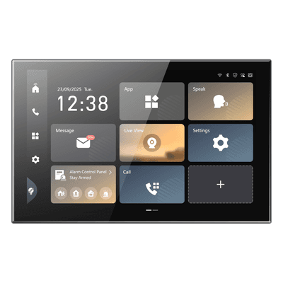 Monitor Táctil IP / 10.1" Full HD+ / Android 14 / Wi-Fi 6 / PoE / Audio Dual / Gestión Unificada