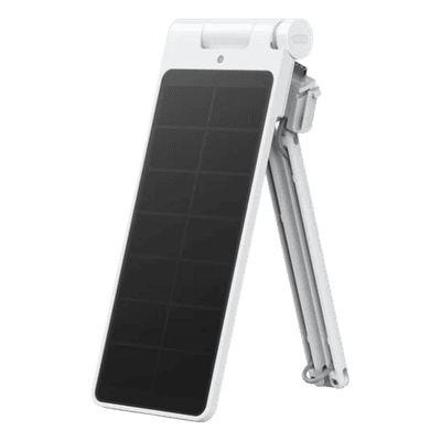 Panel Solar para Automatización / 5V 0.3A / Ajuste 180° / ABS UV-Resistente / USB-C / -20°C a 60°C / Sensor de Luz Integrado