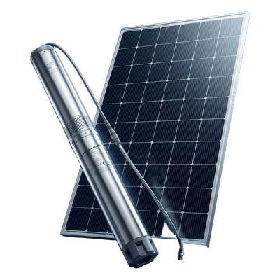 Kit de Bombeo Solar / 4 Módulos LR772HVH645M / Inclinación 20° / 6 hrs operación diaria