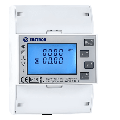 Medidor de Energía Trifásico / SDM630MCT-LoRa / Clase 1 y 0.5s / MID y ETL Certificado / Transformador de Corriente 1-5A / LoRaWAN Integrado / Medición Bidireccional kWh y kVArh