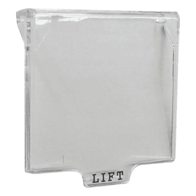 Cubierta para pulsador de alarma / Resistente a la intemperie / Compatible EC0020 e IC0020 / Tapa transparente