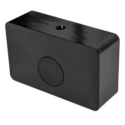 Sensor de Presencia y Airbutton / Time-of-Flight IR / 250 cm (8.2 ft) / 10 Zonas / 27° FoV / IP67 / Aluminio Negro