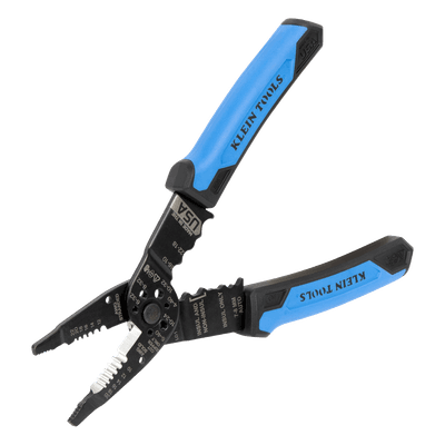 Pinzas Multiuso / Pelacables Sólidos 10-20 AWG / Trenzados 12-22 AWG / Ponchado Terminales 10-22 AWG / Corte Tornillos 4-40 a 10-32 / Punta Estrecha