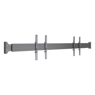 Sistema de Montaje en Pared / Rieles 2000 mm (78.7 ft) / Estructura Modular / Soporte Ajustable / Incluye Herramientas y Tornillería Completa